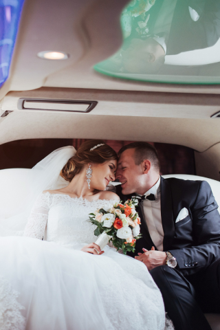 Wedding limo mobile banner