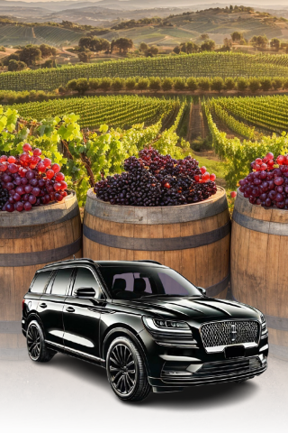 wine tour limo mobile banner