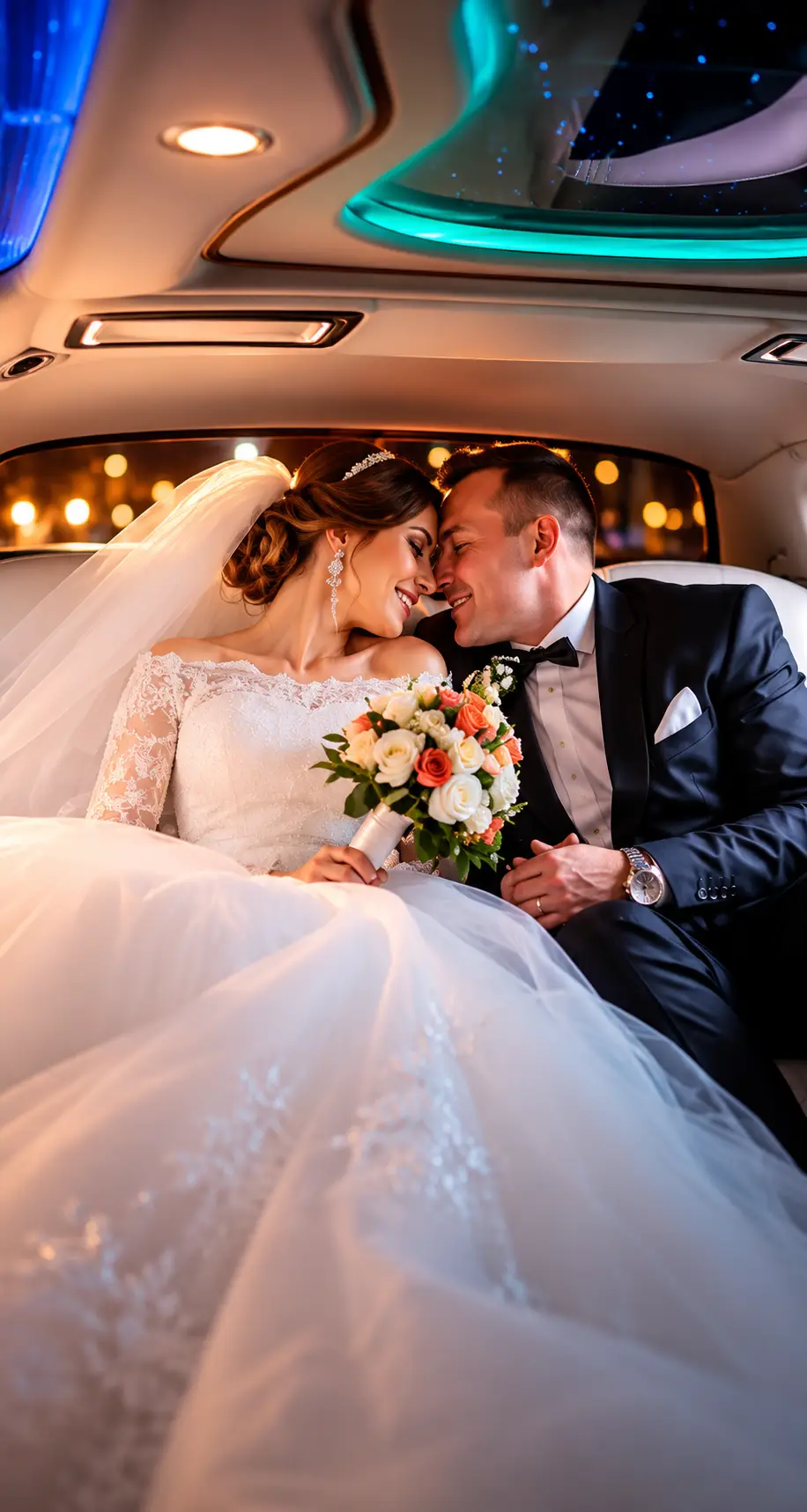 Wedding limo mobile banner