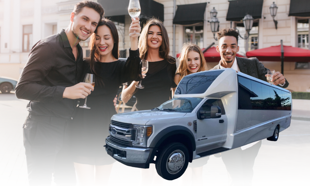 24–26 passengers prom party bus