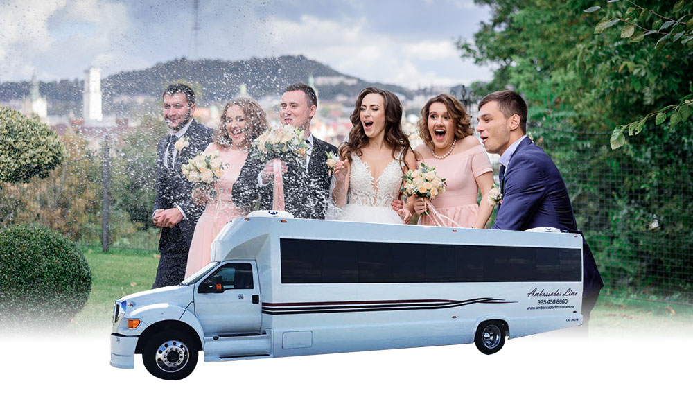 livermore wedding party bus