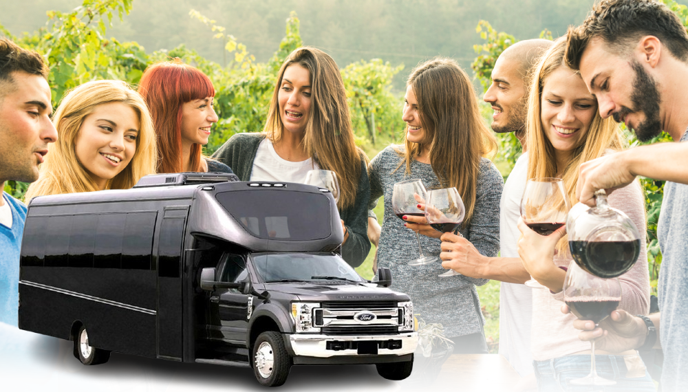 Bay Area Wine Tour Shuttle Bus
