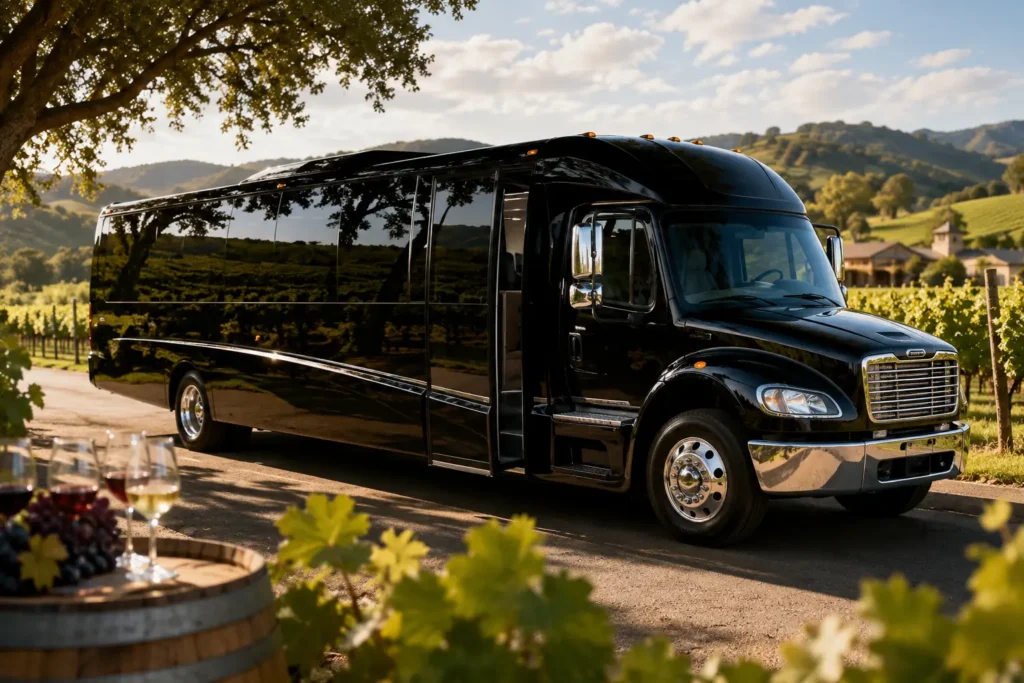 bay area wine tour party bus