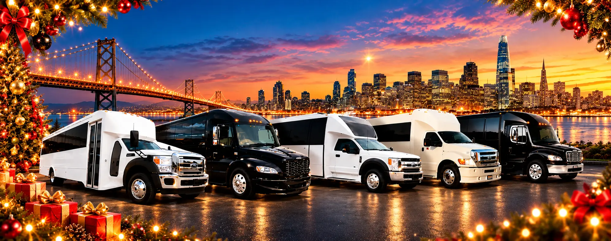 Christmas Party Bus Rental in the Bay Area: The Complete 2026 Holiday Guide